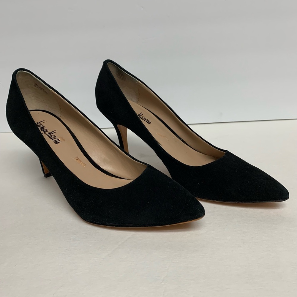 Neiman Marcus Classic Black Heels, Size 9.5